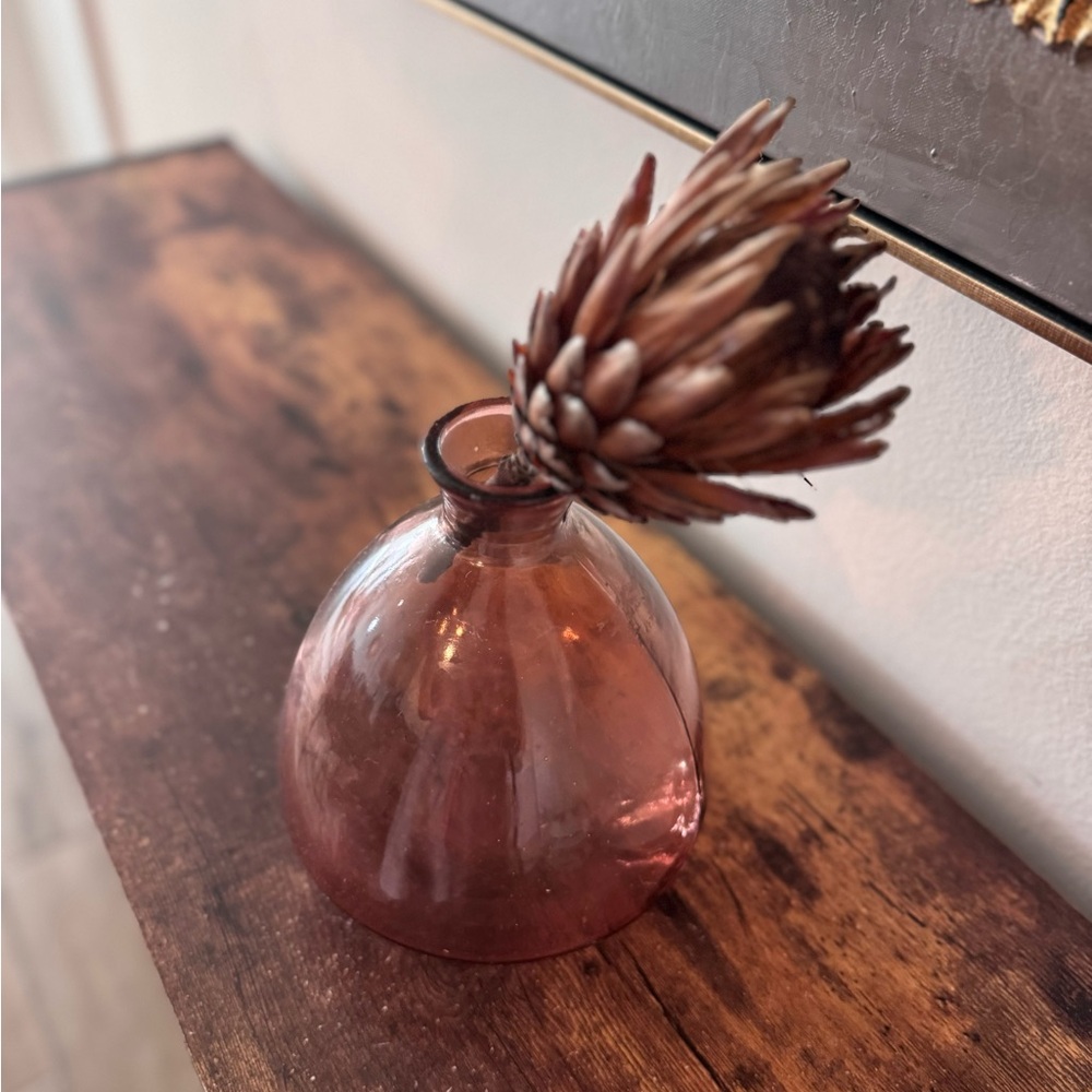 Vase with Dried Protea